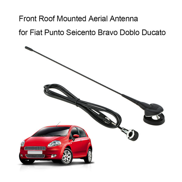 Freeshipping Front Roof Mounted Aerial Antenna for Fiat Punto Seicento Bravo Doblo Ducato