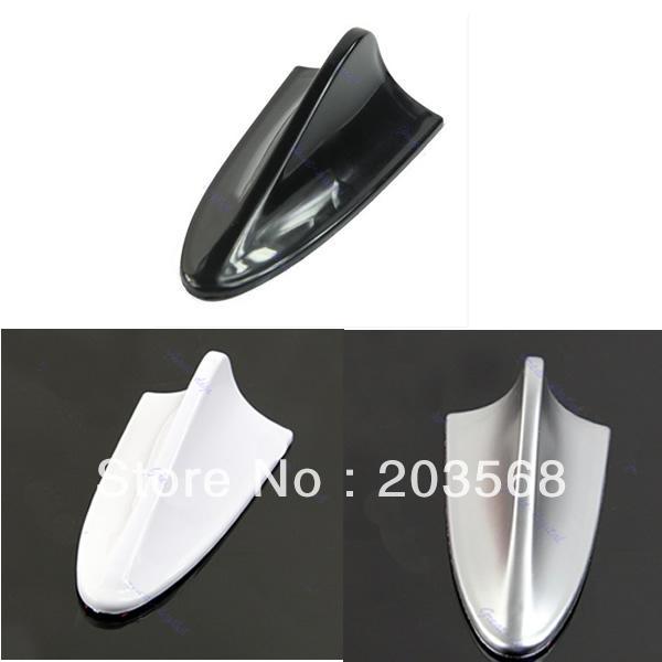 5pcs/lot Universal Cheap ABS Plastic Car Antenna Shark Fin Decoration Silver/Black/White +Free Shipping