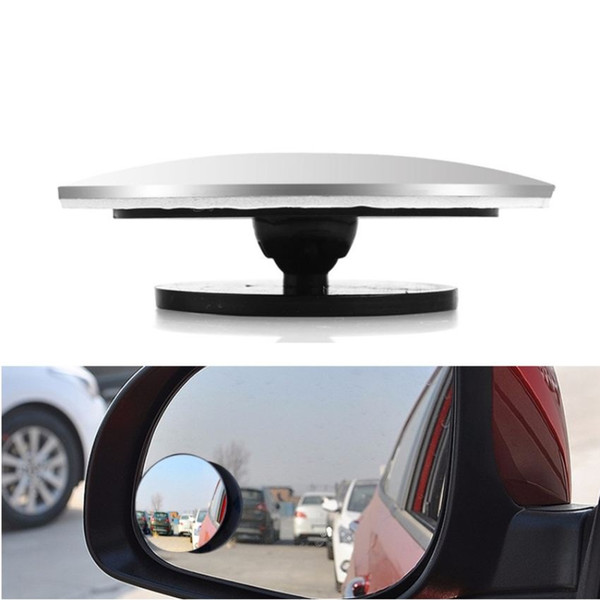 Car Styling 360 Degree Framless Blind Spot Mirror Wide Angle Round HD Glass Convex Rear View Mirrors