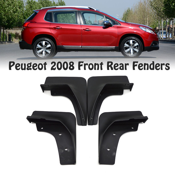 Car Front Rear Mudguards For Peugeot 2008 SUV 2013 2014 2015 2016 2017 Splash Guard Accessories Mudflaps Fenders