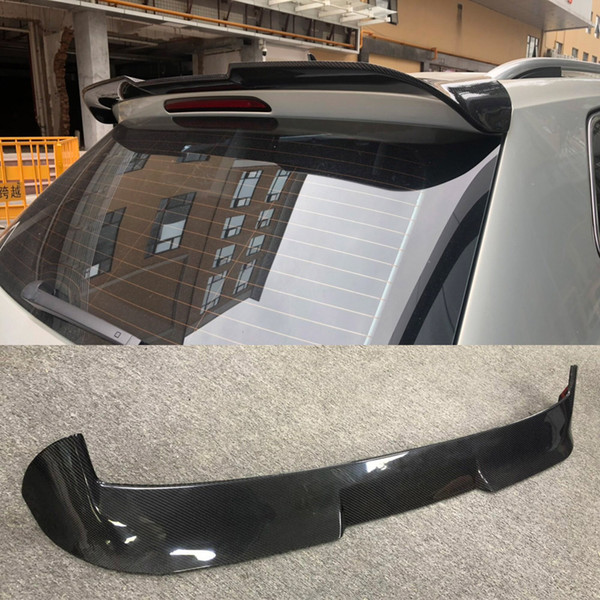 Carbon Fiber Glossy Auto Car Rear Spoiler Trunk Wings Lip For VW Volkswagen Tiguan L 2018-2018 Not fit R-line