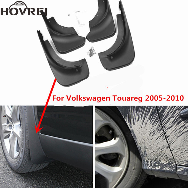 Car Accessories fender splasher Mudguard Mud Guards Flaps Splash Guards For VW Volkswagen Touareg 2005 2006 2007 2008 2009 2010