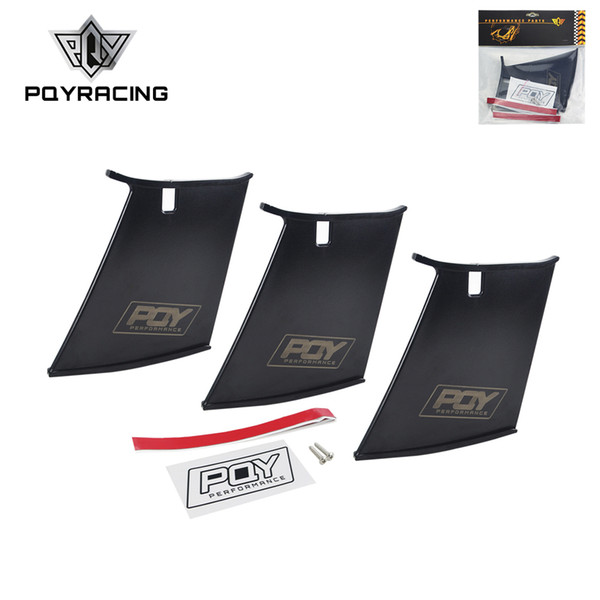 PQY Spoiler WING STABILIZER FOR 2004-07 STI SEDAN With PQY sticker SET of 3 PQY-WSS01-3