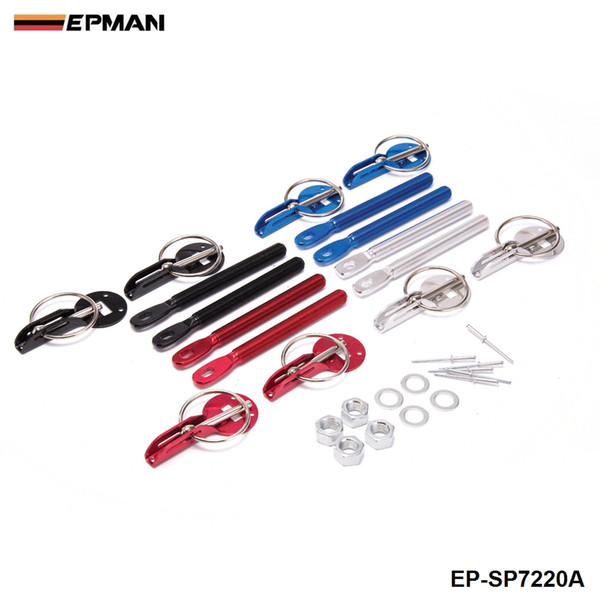 EPMAN SECURITY NON LOCKING HOOD PINS LATCH KIT FOR CARBON FIBER HOOD/TRUNK C (Fits: Universal) EP-SP7220A