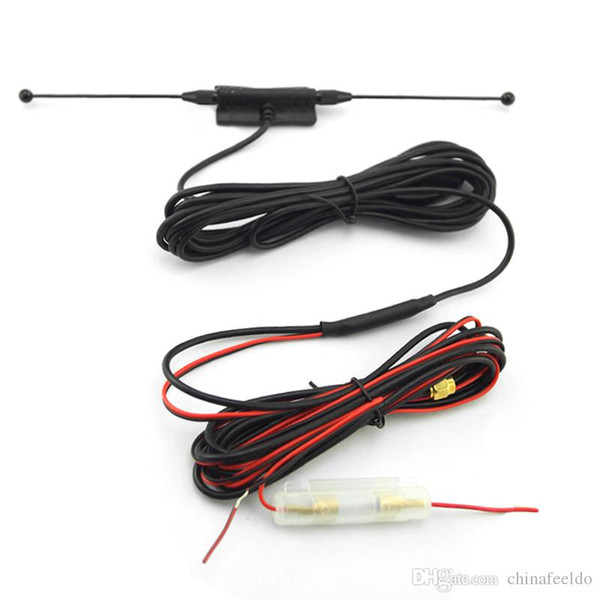 LEEWA Car SMA Connector Active antenna with built-in amplifier for digital TV #4151