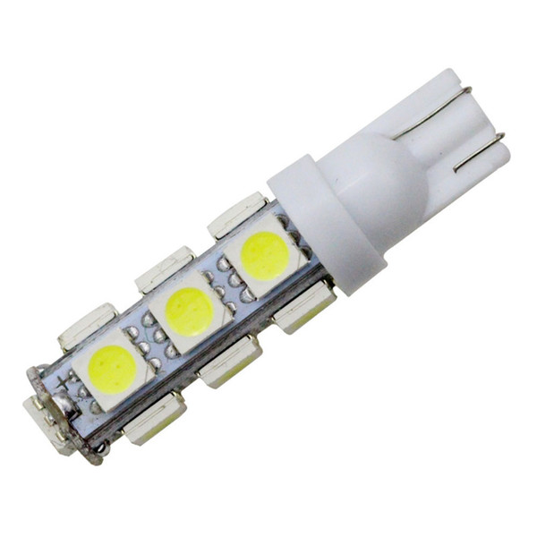 YSY 100X White T10 13 SMD 5050 13LED 13Smd 194 168 192 Auto Car Side Light Bulb 194 168 W5W LED Wedge Lamp 12V wholesale