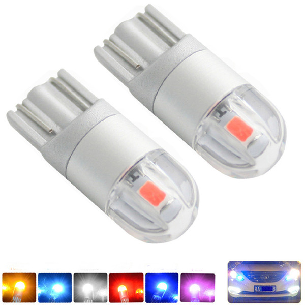 Yushuangyi 50X Car Styling W5W LED T10 3030 2SMD Auto Lamps 168 194 Bulb Plate Light Parking Fog Light Auto Univera Cars Light