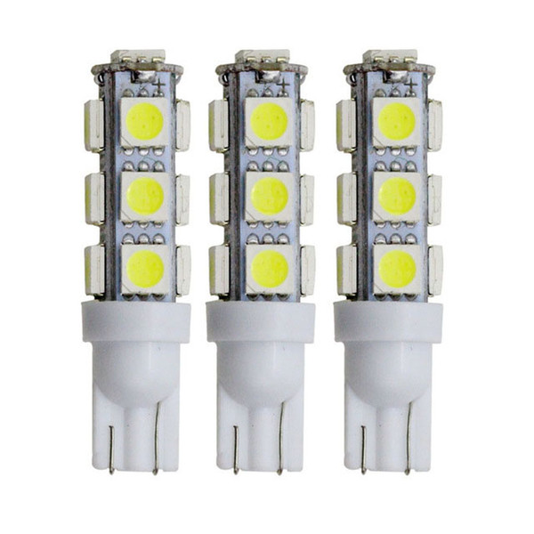 YSY 20Pcs White T10 13 SMD 5050 13LED 13Smd 194 168 192 Auto Car Side Marker Light Bulb 194 168 W5W LED Wedge Lamp DC 12V