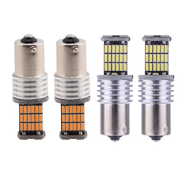 YSY 10pcs/lot 1156/BA15S P21W canbus led 4014 45 SMD 45SMD Lights DRL car led turn signals Light 1157/BAY15D 3156 3157 7440 7443