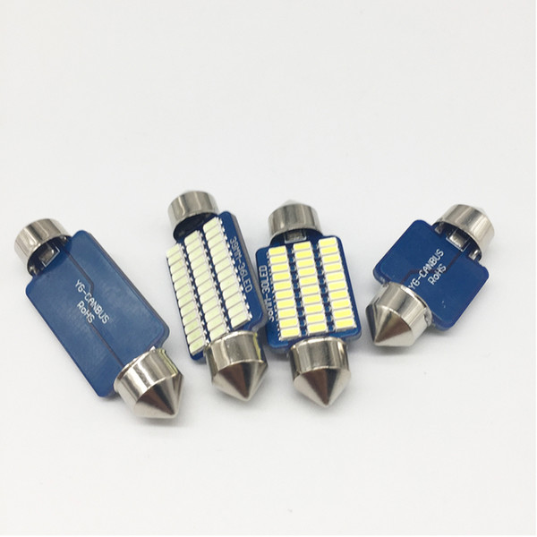 YSY New 10PCS C5W Car Led 3014 21SMD 27SMD 30SMD 36SMD 6500K Bulbs For Door Lights Festoon Dome Light Interior Lighting