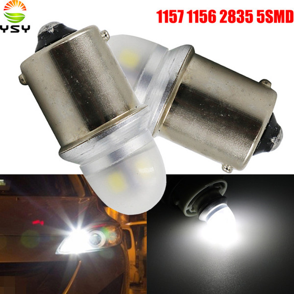 YSY 100X p21w led car Bulb P21/5W 1156 ba15s 1157 bay15d S25 white DRL Reverse Brake Turn Signal Bulb Vehicle Lights DC12V