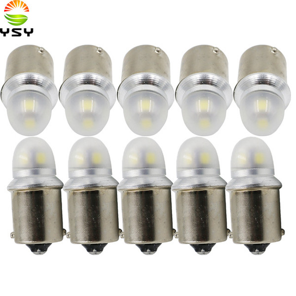 YSY 10X NEW S25 1156 BA15S P21W BAU15S PY21W 1157 BAY15D P21/5W 2835 5 SMD LED Turn Signal Light Car Styling White DC12V