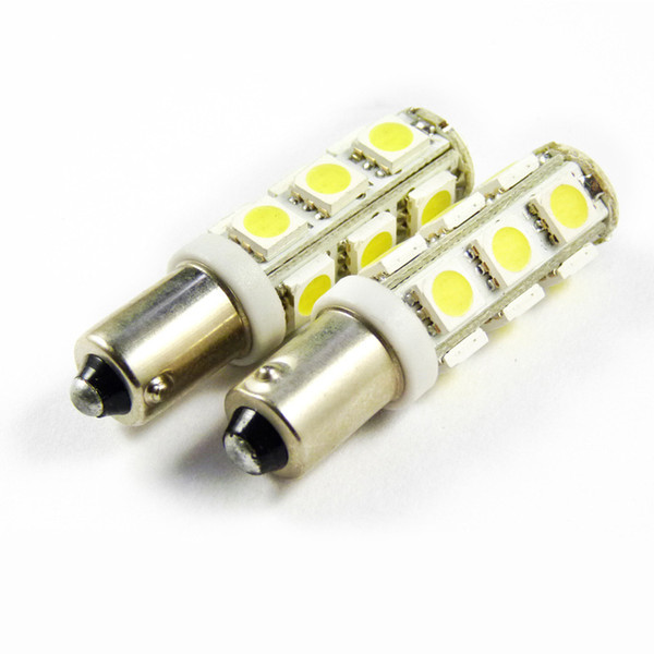 YSY 10pcs 13Smd Ba9s 5050 White Car Led Marker Lamps Auto License Plate Light Door Bulb Dc 12v Parking Wedge LED Car Styling