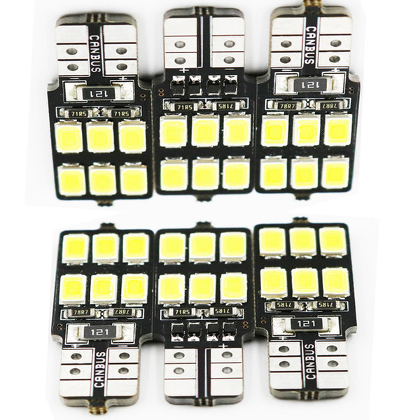 20pcs T10 Led w5w T10 led 158 168 194 5630 5730 t10 12smd SMD LED Car Canbus Error Free Replacement Light Lamp Bulbs White