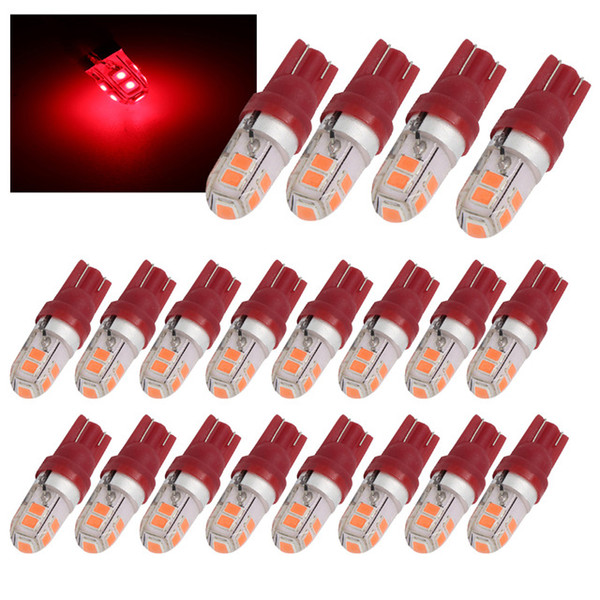 YSY NEW 30pcs T10 silicone W5W led Bulb 194 9smd 2835 auto car led t10 Interior Lighting Parking Signal Lamp Vehicle car styling