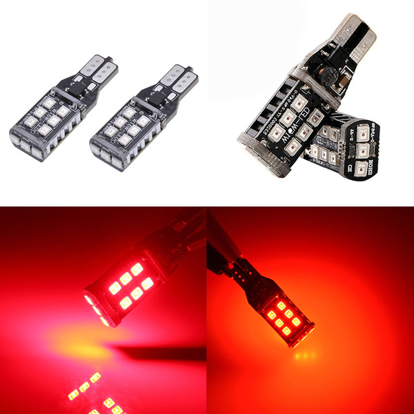 YSY 50pc/pack T15 W16W LED Turn Signal Reversing Light Rear Taillight Signal Light 15smd