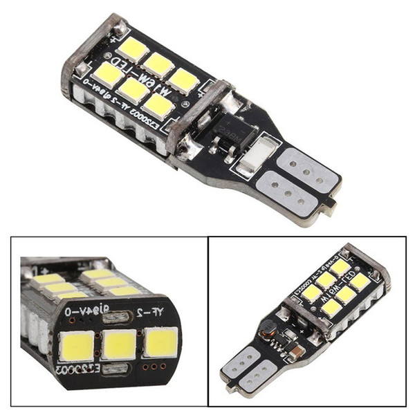 YSY 50pcs LED Light W5W 194 Canbus 2835 15SMD Automobiles NO ERROR Lamp Bulb Car-styling 501 Side Light-emitting Diode