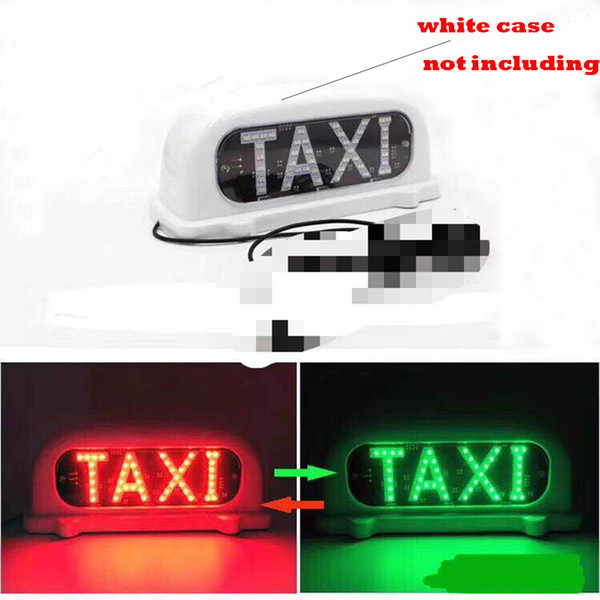 1X Taxi Top light Dual Color Led Car Windscreen Cab indicator Lamp Sign Red and Green All In One Switch Lighter Charger LED