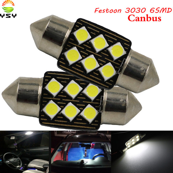 Y 30X High Quality 31/36/39/41mm C5W C10W Super Bright 3030 SMD Car LED Festoon Light Canbus Error Free Interior Doom Lamp Bulb