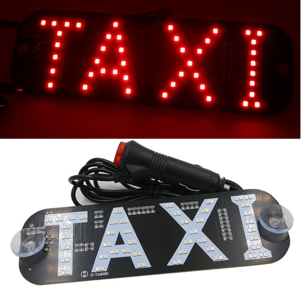 50X Taxi Top Dual Color Car Taxi Light Windscreen Cab indicator Sign Signal Red And Green All In One Switch Lighter Charger