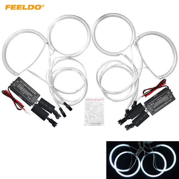 FEELDO 4pcs/Set Car CCFL Angel Eyes Light Halo Rings Kits For Mazda 3 (2003-2009) Headlight DRL #4832