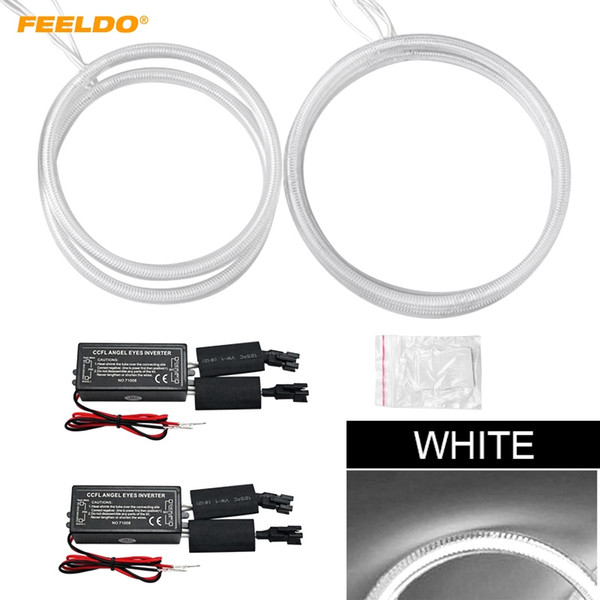 FEELDO 4pcs/Set Special Car CCFL Halo Rings Angel Eyes Light for ROEWE 550 DRL Headlight #1203