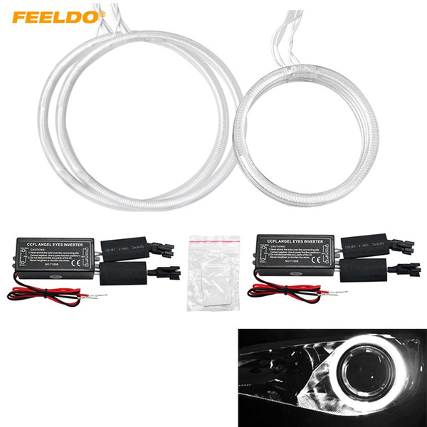 FEELDO Special Car Headlight CCFL Halo Rings Angel Eyes Light for Hyundai Tiburon(00-01) DRL #3249