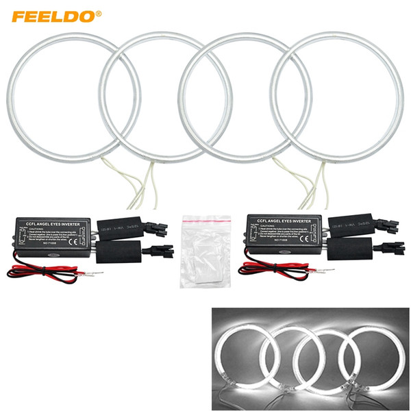 FEELDO Car CCFL Angel Eyes Light Halo Rings Kits Headlight For Toyota Camry 07(Euro/US) DRL #4843