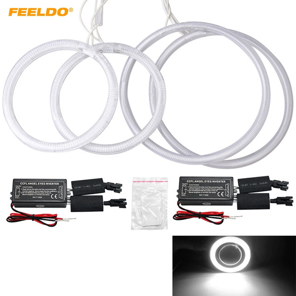 FEELDO 4pcs/Set Car CCFL Halo Rings Angel Eyes LED Headlights for Chrysler Concorde(02~04) #2001