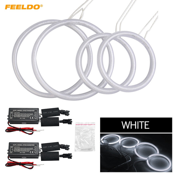 FEELDO Car Headlight CCFL Angel Eyes Light Halo Rings Kits Light For Lada Priora(VAZ 2170/2171/2172) #4281