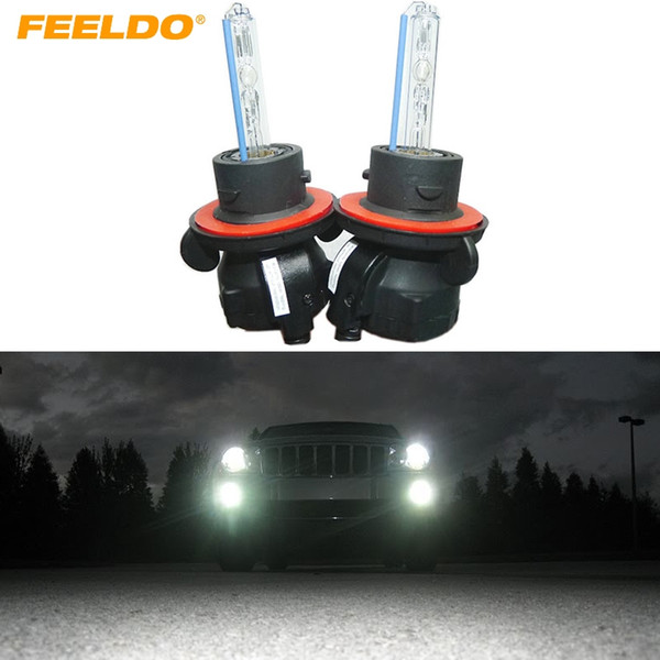 FEELDO 2x 35w Car Xenon Headlight Lamp H13/9008 Hi/Lo Bi-Xenon Replacement AC HID Bulbs #2118