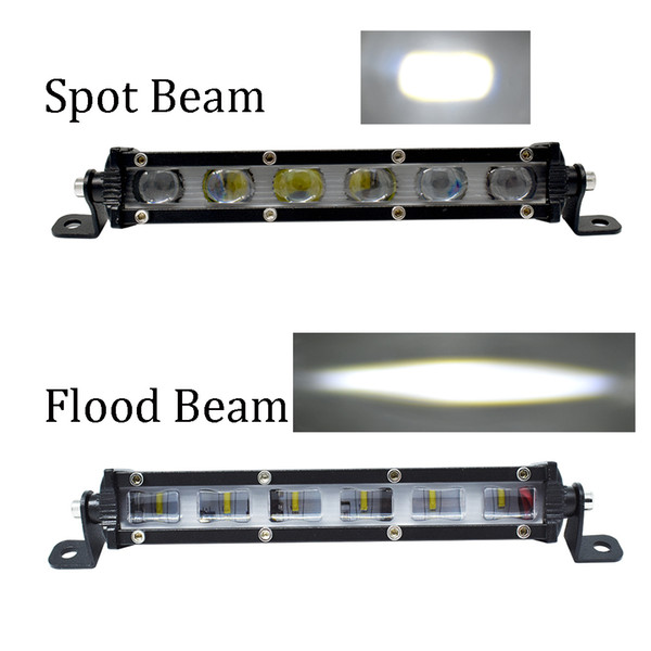 ECAHAYAKU 7 inch 30w led work light bar 6d led fog light spot flood beam for truck offroad SUV UTV ATV car jeep