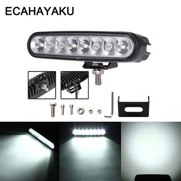 ECAHAYAKU 2x 40W LED Work Light Bar DRL Offroad SUV Car Tractor Boat 4WD 4x4 Truck ATV Auto Combo Wagon Driving Fog Lamp