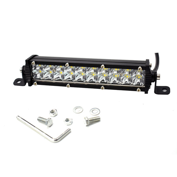 ECAHAYAKU 2pcs 60w 7 inch double Row Led Light bar 4x4 Off-road Bar For 4WD jeep Truck ATV 12V 24V Trailer Work Lights