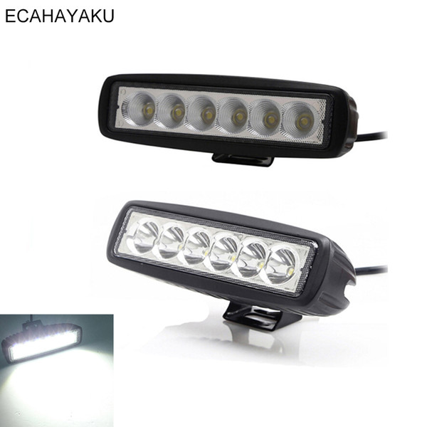 1pcs Offroad light 6inch 18w led work light spot 30 degree 6000K for truck tractor SUV ATV 4X4 Driving fog Light