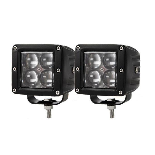 2 piece hot sell automobile 12v 24v CREE 4D Spot Beam Jeep SUV Tractor 20W led pod light