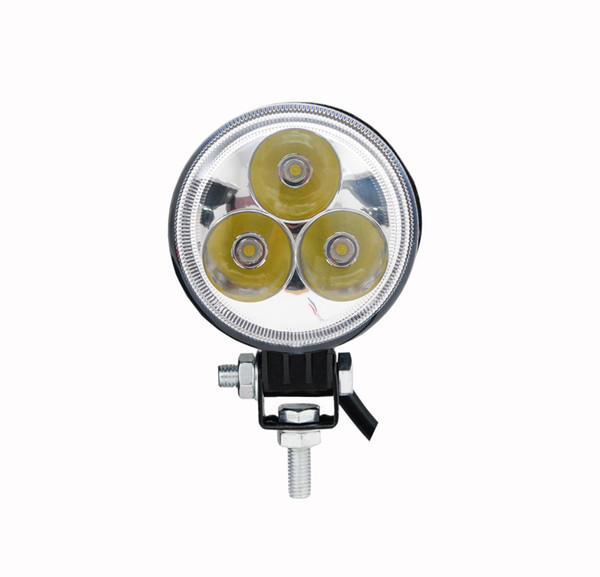 Free shipping 3 Inch 12V 24V 630LM 9W Waterproof LED Work Light Driving Fog Lamp for Car Motorcycle Boat