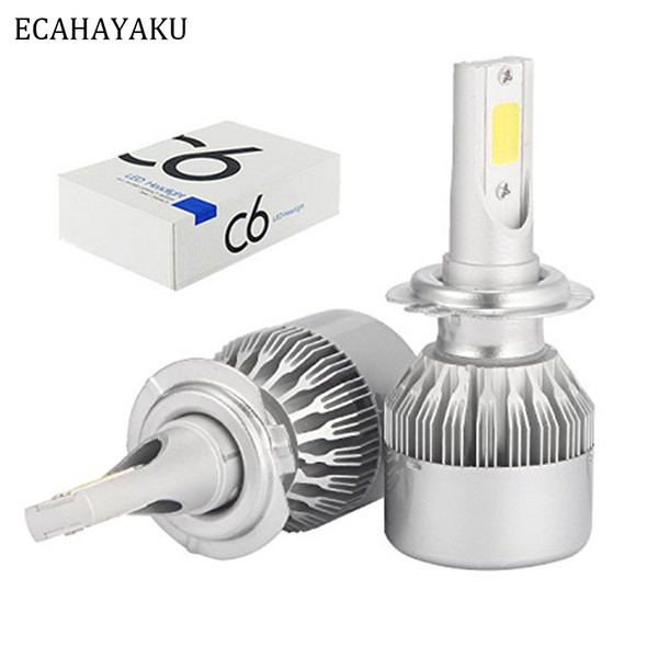 100Pcs Car led Headlights bulbs H3 H7 9005 9006 H11 6000K Automobiles Headlamp bulbs replace Halogen HID Headlight Fog bulbs