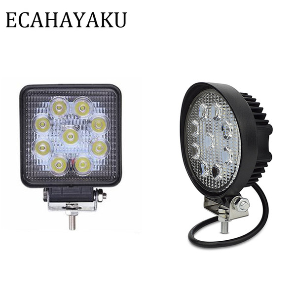 28 Pcs 4inch SUV Epistar 27W LED Work Light Spot Flood Beam Truck Trailer LED WorkLight LED Work Lamp 27W Waterproof Work Light