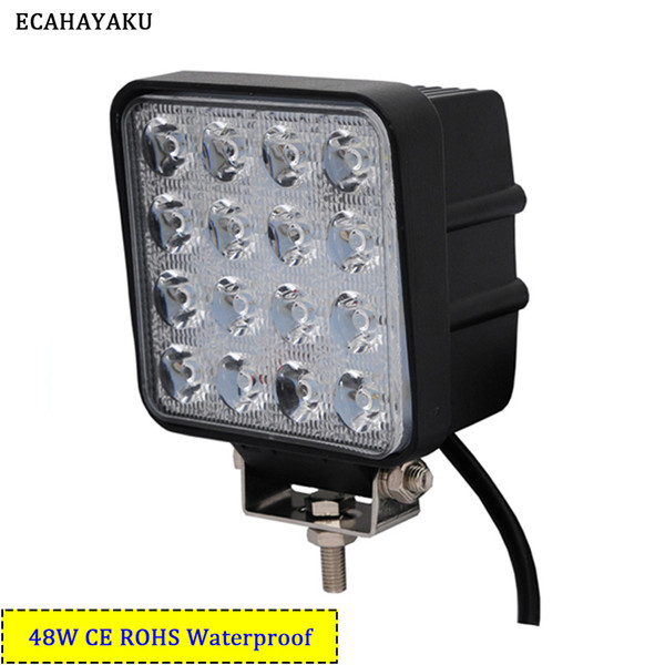 20Pcs 4inch 48W LED WORK light 12V 24V Spot Flood LED DRIVING LIGHT for OFFROAD 4X4 tractor SUV TRUCK ATV Excavator Trailer Boat