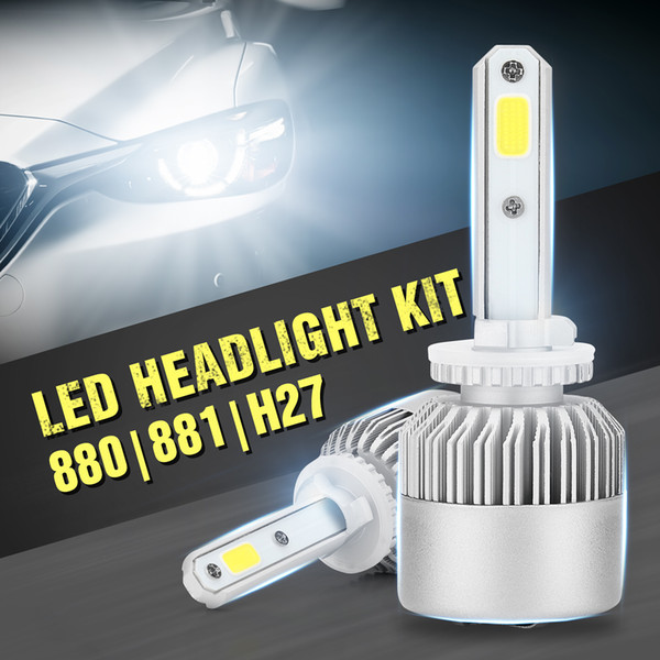 2Pcs car led headlight bulbs kit H1 H7 H4 9005 HB3 9006 HB4 H11 for replace car headlight Halogon bulb fog lamp bulb