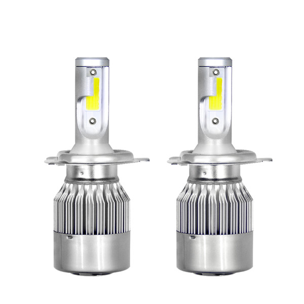 All In One C6 Car Led Headlight H1 H3 H11 H4 H13 9004 9005 880 72w 7600lm LED Car Bulb Auto Headlamp