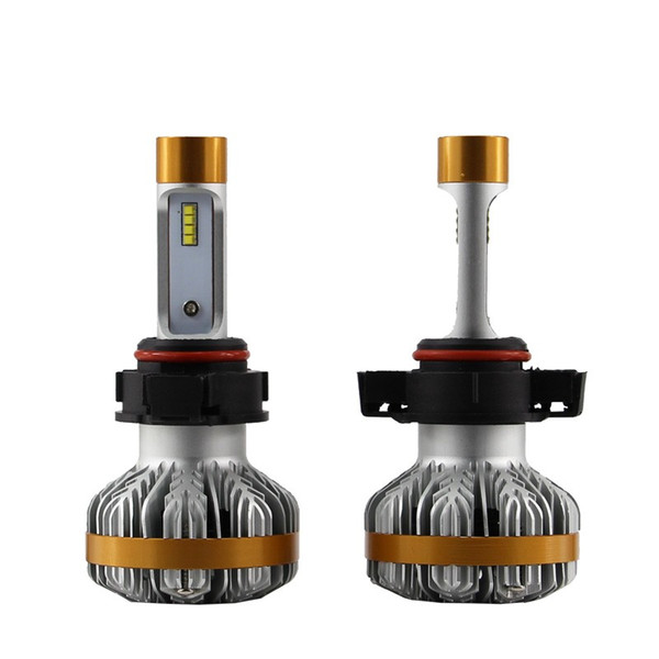 pampsee 2PCS car led headlight Z7 60W 8000LM 6500K H7 H1 H11 9005 Single Beam 9V - 36 V LED Headlight Bulbs for cars