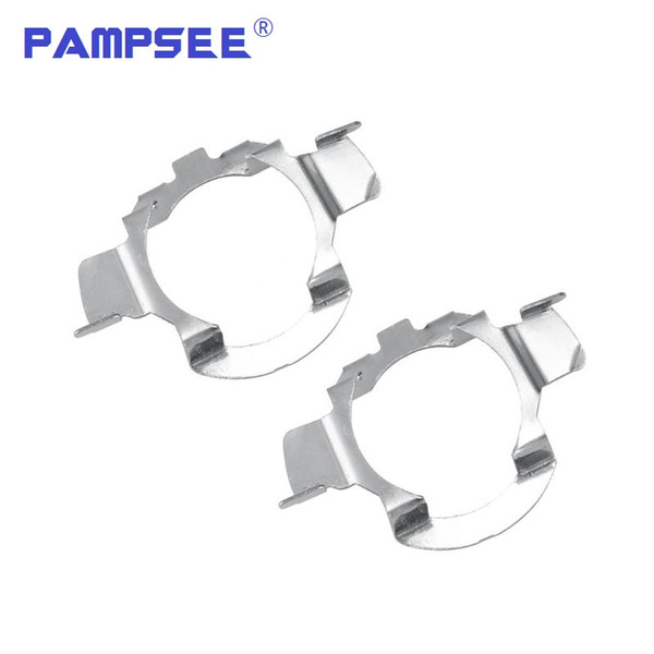 2Pcs H7 Car Led Headlight Adapters Base Bulb Holders for BMW E60 E61 for VW MK6 NISSAN QASHQAI LED lamp for Audi A3