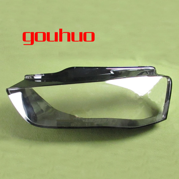 Headlights Shell Headlamp Cover Headlight Glass Lampshade Shell Transparent Lampshade lens for Audi A4L 13-15 2PCS