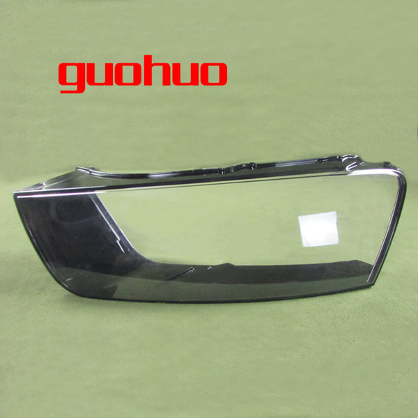 For Audi Q3 16-17 Headlight cover Plastic Transparent Shade Headlight Transparent Shell Lampshade Headlamp Cover 1PCS