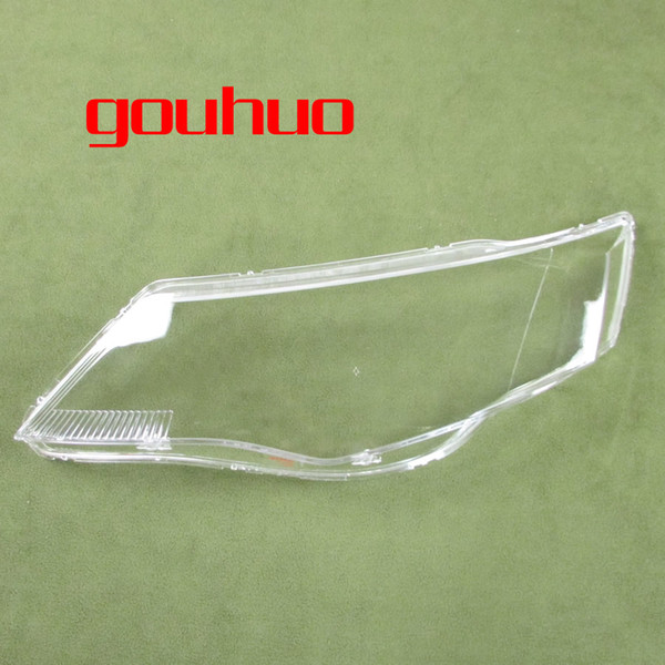 For MITSUBISHI Outlander EX 07-09 Headlight Transparent Lampshade Lamp Lampshade Transparent Lamp shade cover lens 2PCS