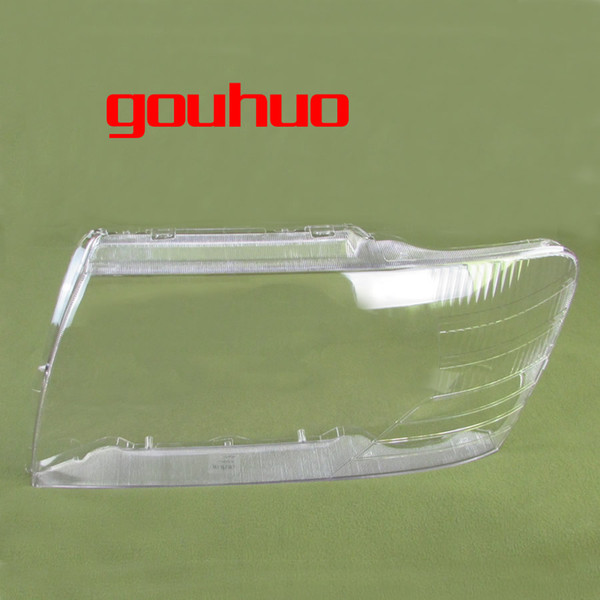 For MITSUBISHI Pajero V73 V75 V77 03-11 Headlamps Shell Transparent Lampshade Lampshade Headlight Cover Lens Glass 2pcs