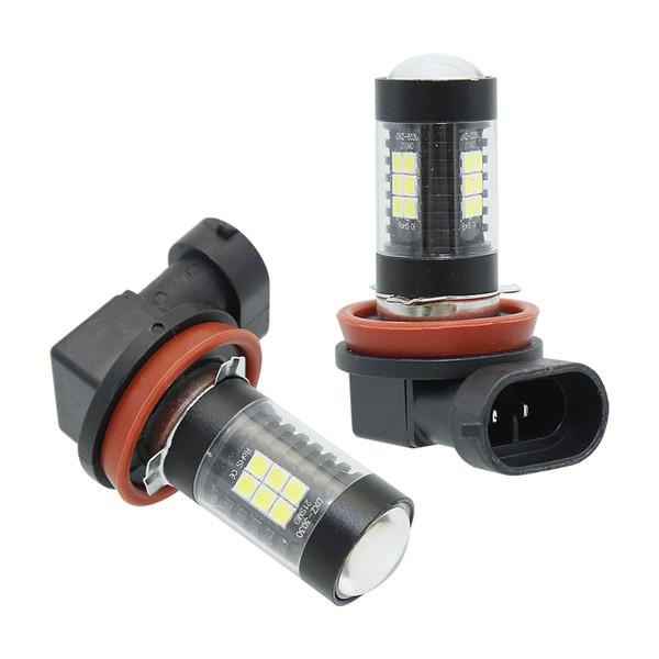 ANBLUB 2pcs H11 H8 H9 LED Car Light Bulb Fog Lamp DC 12V 3030 21SMD Auto Daytime Running Light DRL Fog Lights 6000K