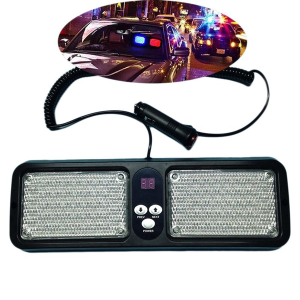 86 LEDs Strobe Light 12 Modes Emergency Flash Warning Caution Sun Shield Visor Lamp Light Bar for Trucks Cars Van accessories